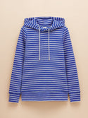 Joules Marlston Blue Striped Slim Fit Hoodie