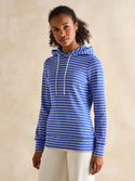 Joules Marlston Blue Striped Slim Fit Hoodie
