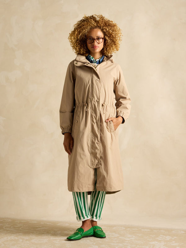 Joules Waterproof Hensley Coat with Packable Hood