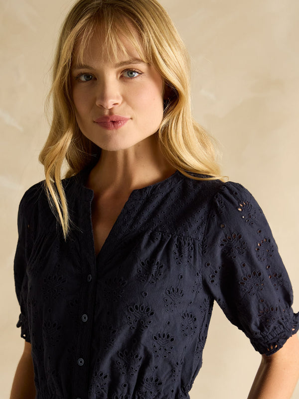 Joules Juliana Broderie Midi Dress