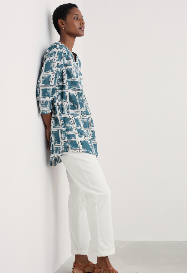 Seasalt Opt Art Organic Cotton Tunic