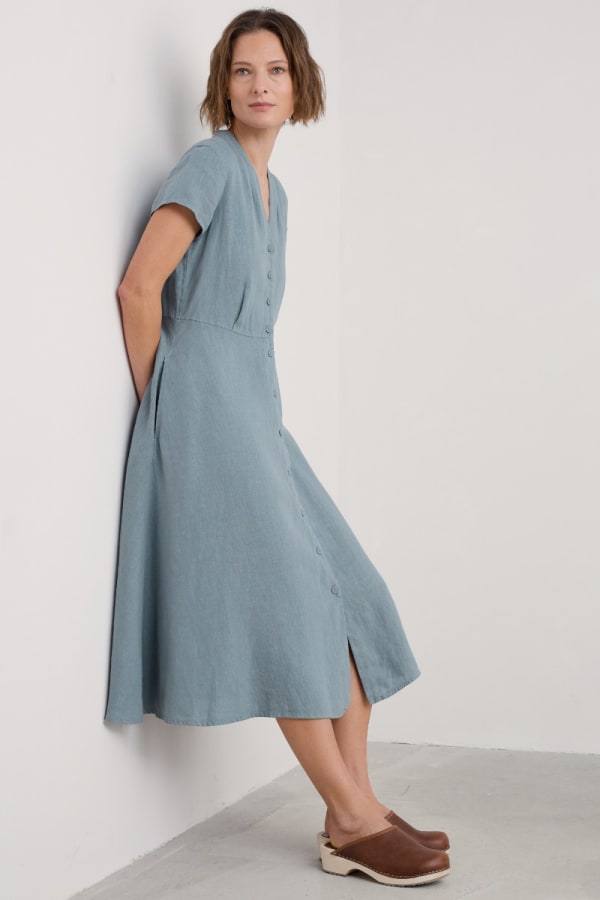 Seasalt Carved Wood Midi Dress