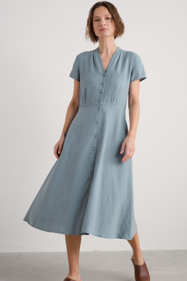 Seasalt Carved Wood Midi Dress