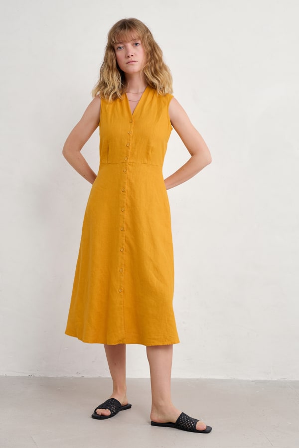 Seasalt Carved Wood Midi Dress