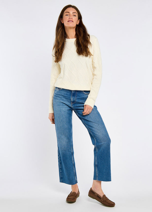 Dubarry Banteer Cable Knit Crew Neck Sweater