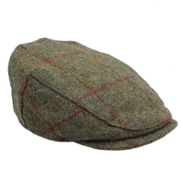 Heather Hats ZH097 Kinloch W/P Tweed Flat Cap