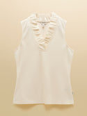 Joules Heidi Sleeveless Frill Neck Top