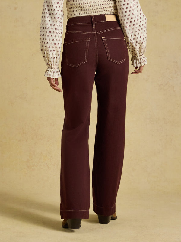 Joules High Rise Wide Leg Jeans