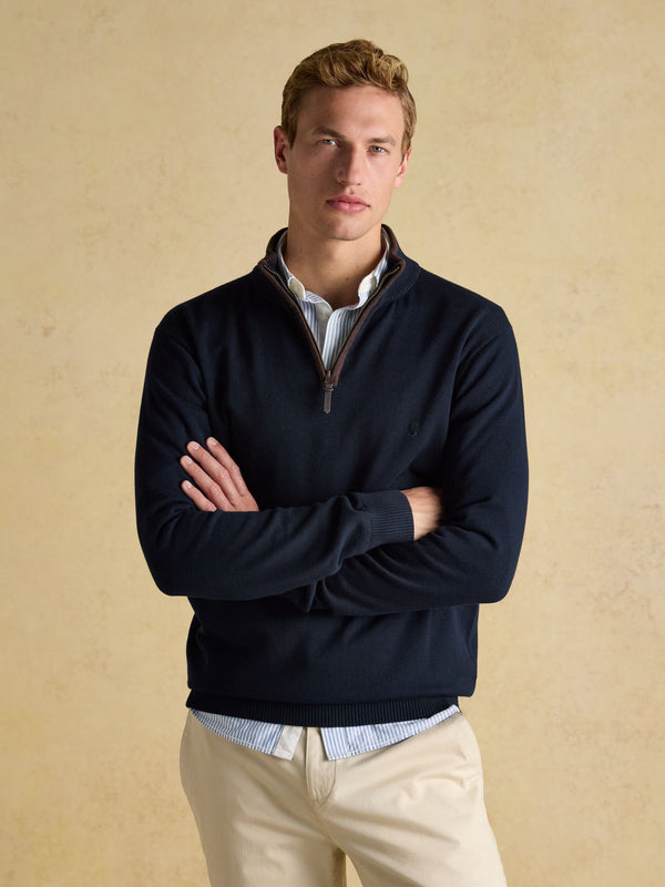 Joules Hillside Quarter Zip Knitted Jumper