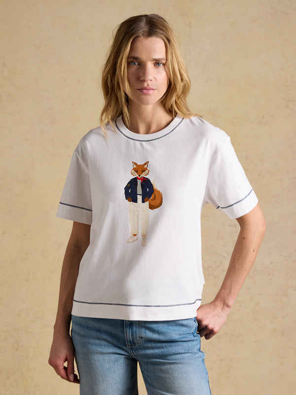 Joules Jonty Fox Graphic Tee