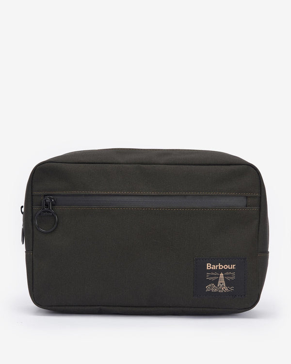 Barbour Field Canvas Washbag