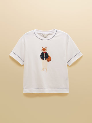 Joules Jonty Fox Graphic Tee