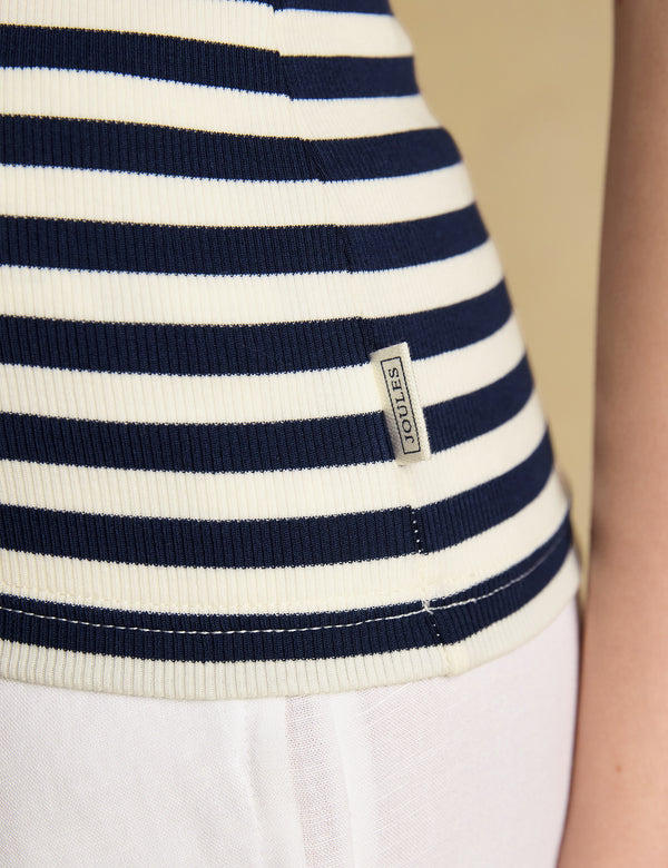 Joules Ribbed Jersey Sofia Vest Top