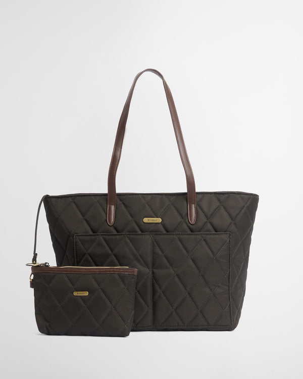 Barbour Quilted Tote Bag