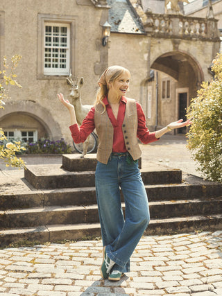 Joules High Rise Wide Jeans