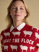 Joules What The Flock Christmas Jumper