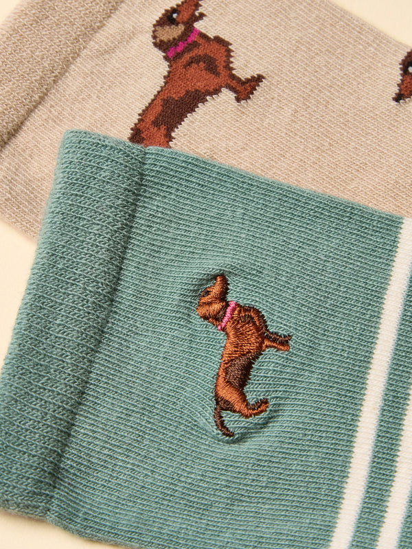 Joules Everyday 2 Pack Socks