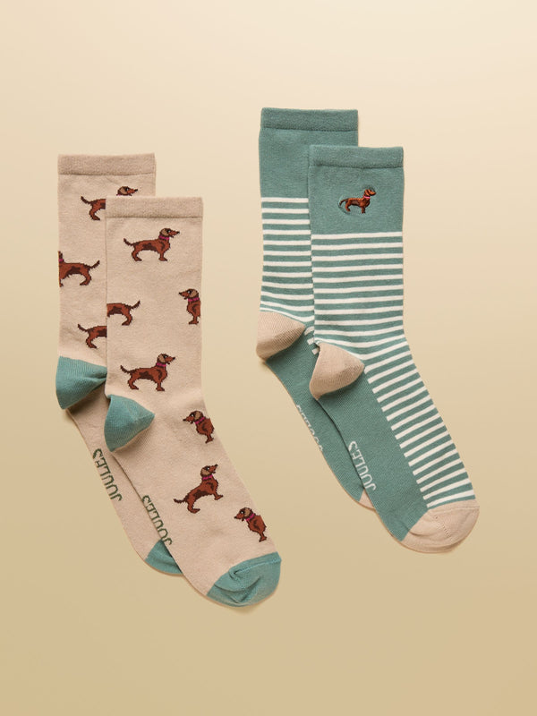 Joules Everyday 2 Pack Socks