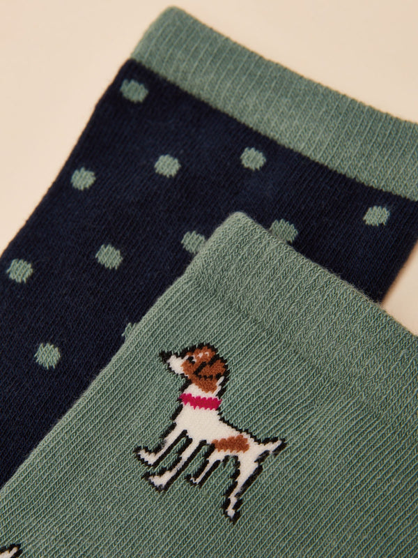 Joules Everyday 2 Pack Socks