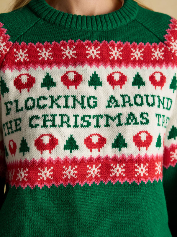 Joules Flocking Around Christmas Jumper