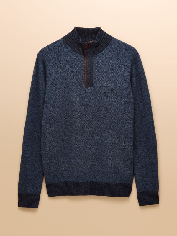 Joules Highland 1/4 Zip Button Jumper