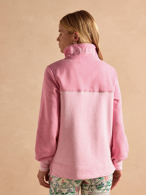Joules Burnham Funnel Neck Quarter Zip Sweatshirt