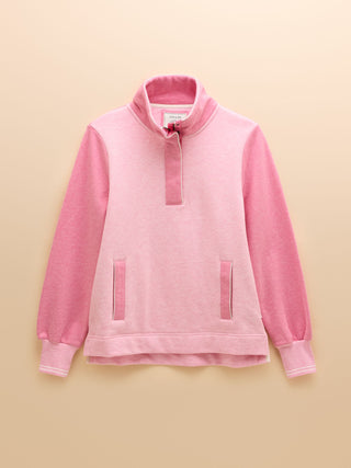 Joules Burnham Funnel Neck Quarter Zip Sweatshirt