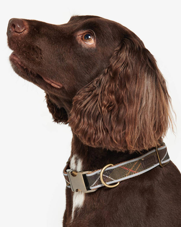 Barbour Reflective Tartan Comfort Collar