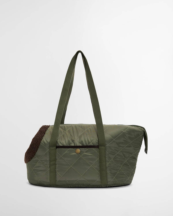 Barbour Small Quilted Dog Carrier