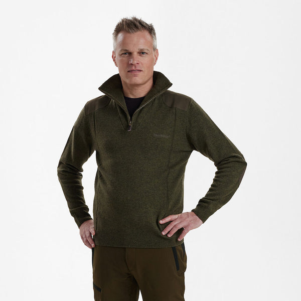 Deerhunter Sheffield Knit With Zip Neck