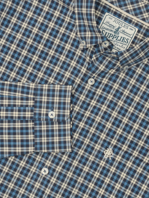 Joules Poplin Check Classic Fit Shirt