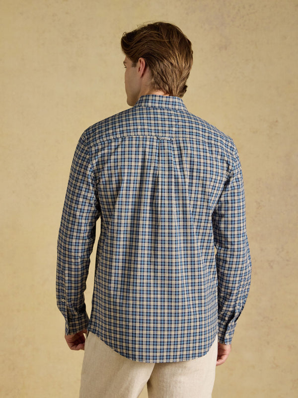 Joules Poplin Check Classic Fit Shirt