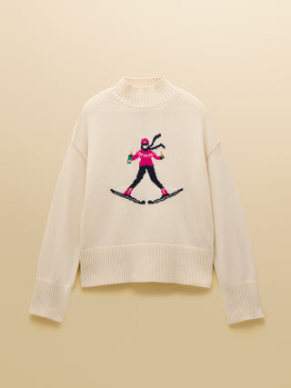 Joules Abigail Ski Intarsia High Neck Jumper