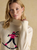 Joules Abigail Ski Intarsia High Neck Jumper