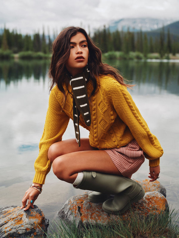 Joules Rafferty Cable Knit Crew