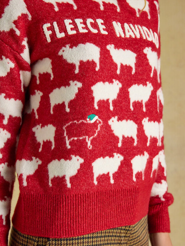 Joules Fleece Navidad Knit