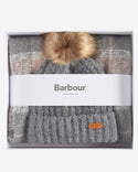 Barbour Saltburn Beanie and Scarf Gift Set
