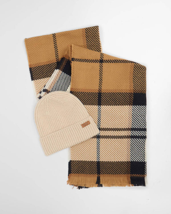 Barbour Pendle Beanie & Blair Scarf Set