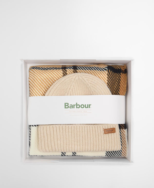 Barbour Pendle Beanie & Blair Scarf Set
