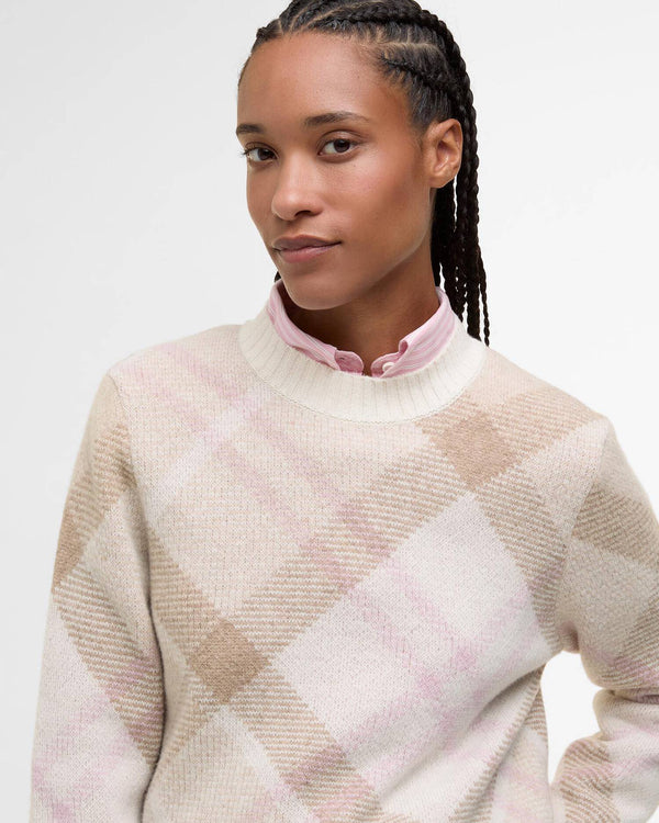 Barbour Sara Tartan Knit Jumper