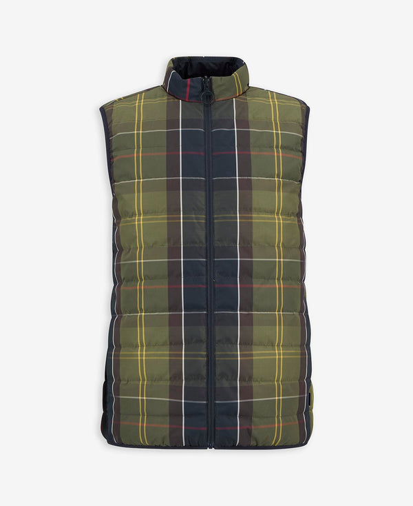 Barbour Reversible Tartan Puffer Gilet