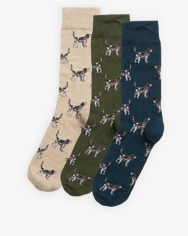 Barbour 3Pk Socks