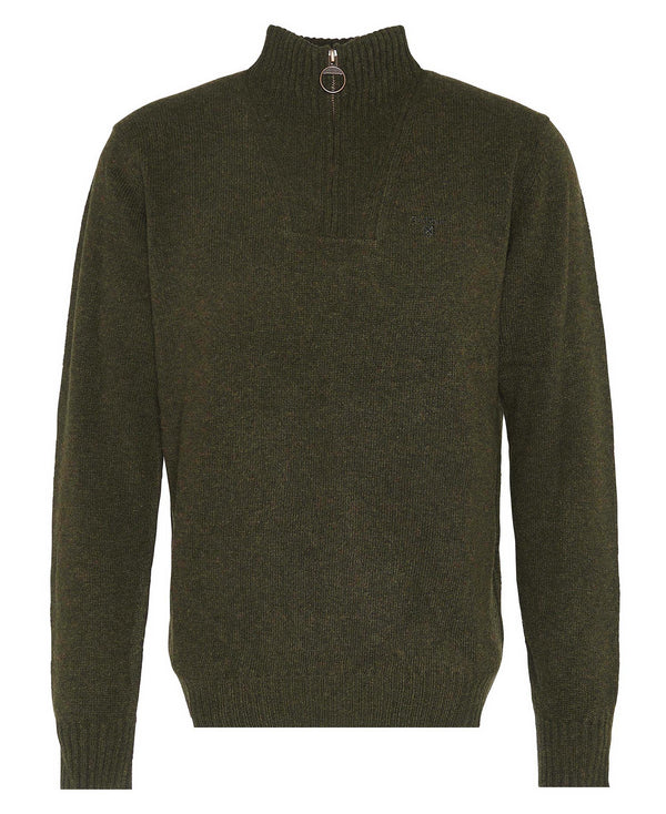 Barbour Essential Lambswool Half Zip Jumper