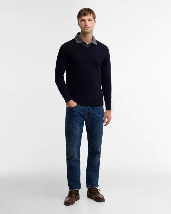 Barbour Essential Lambswool V Neck