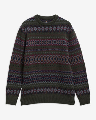 Barbour Care Fairisle Crew Neck