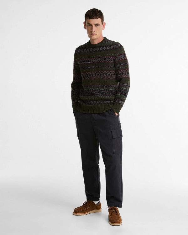 Barbour Care Fairisle Crew Neck