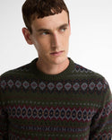 Barbour Care Fairisle Crew Neck