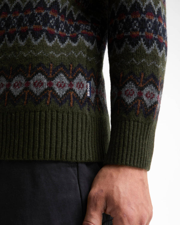 Barbour Care Fairisle Crew Neck