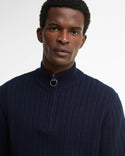 Barbour Herringbone Knitted Half Zip