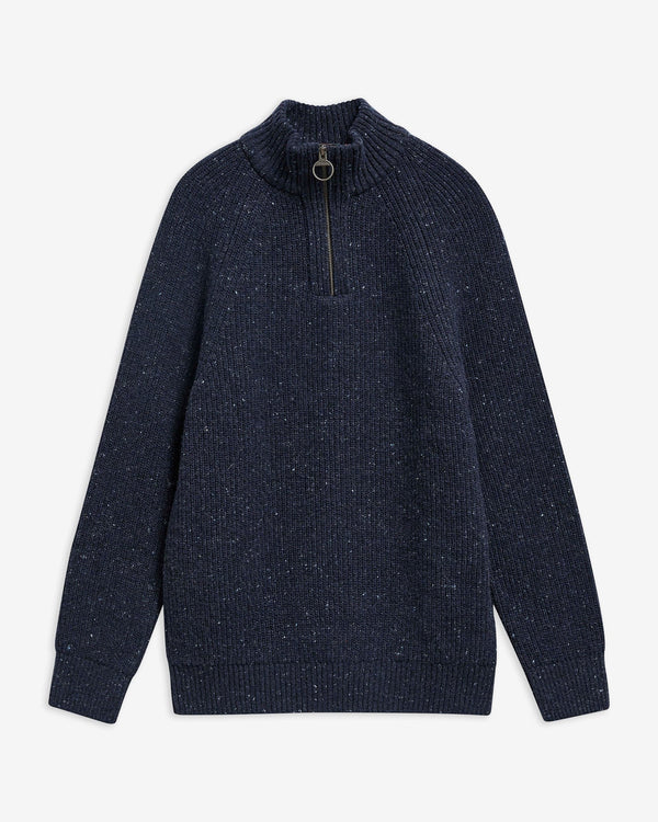 Barbour Essential Fleck Half Zip